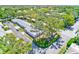 Community aerial view showcasing lush landscaping, well-maintained streets, and convenient residential layout at 8066 Brentwood Rd # 8066, Seminole, FL 33777