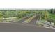 Landscaped community entrance features mature trees, green spaces and lush vegetation at 9825 Autumn Ridge Ave, Riverview, FL 33578