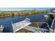 Picturesque waterfront featuring a private dock and waterway access, perfect for boating and relaxation at 12821 5Th Isle, Hudson, FL 34667