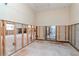 Image shows a living room space with wooden framing at 201 S Treasure E Dr, Tampa, FL 33609