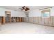 This living room provides a lot of open space and windows at 201 S Treasure E Dr, Tampa, FL 33609