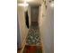 Featuring a cozy hallway with a patterned rug and paneled walls, adding a touch of character to the home's interior at 2110 Oakley S Ave, St Petersburg, FL 33712
