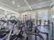 Well-equipped gym featuring modern exercise machines and ample natural light at 28923 Lucero Ln, Wesley Chapel, FL 33543