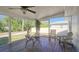 Relaxing screened-in porch with seating and views of the landscaped backyard at 515 34Th Ne Ave, St Petersburg, FL 33704