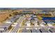Aerial shot of a residential area, showcasing the location of this property near serene ponds and neighborhood at 5402 Limelight Dr, Apollo Beach, FL 33572