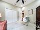 Bedroom with closet and access to the upstairs area at 6002 Churchside Dr, Lithia, FL 33547