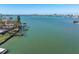 Enjoy the ocean views from this waterfront property, with backyard boat dock and nearby beach at 7160 S Shore S Dr, South Pasadena, FL 33707