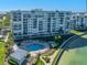 Enjoy amazing views from this condo complex with a pool, lush landscaping, and bay access at 7932 Sailboat Key S Blvd # 806, South Pasadena, FL 33707