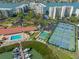 Enjoy bay views from this complex which also features a community pool, clubhouse, tennis courts, and marina at 7932 Sailboat Key S Blvd # 806, South Pasadena, FL 33707