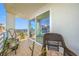 Private balcony perfect for relaxation and outdoor living at 7932 Sailboat Key S Blvd # 806, South Pasadena, FL 33707