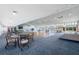 Spacious ballroom features a dance floor, stage, and seating with views of the outdoors at 7932 Sailboat Key S Blvd # 806, South Pasadena, FL 33707