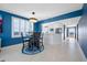 Dining area with views into kitchen at 7932 Sailboat Key S Blvd # 806, South Pasadena, FL 33707
