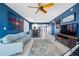 Living room with a view into the kitchen at 7932 Sailboat Key S Blvd # 806, South Pasadena, FL 33707