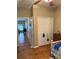 Spacious bedroom with hardwood floors, featuring double door closet at 9613 Jasmine Brook Crk, Land O Lakes, FL 34638