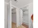 Bathroom featuring a walk-in closet and a shower with modern fixtures at 9700 Starkey Rd # 321, Seminole, FL 33777