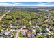Scenic aerial view of property showcasing neighborhood and landscaping at 10014 118Th Way, Seminole, FL 33772
