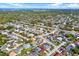 Overhead aerial shot of the house showing neighborhood and surroundings at 10014 118Th Way, Seminole, FL 33772