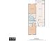 Detailed floor plan showcasing the layout with the Primary bedroom, living room, eat-in kitchen, and screen balcony at 1438 Millstream Ln # 201, Dunedin, FL 34698