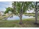 Lake view from the screened porch at 1438 Millstream Ln # 201, Dunedin, FL 34698