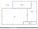 Floor plan dimensions showing enclosed glass and walled porch details with square footage of property at 21298 Austin Ave, Port Charlotte, FL 33952