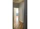 Hallway with wood flooring and a view to another room at 30049 Emmetts Ct, Wesley Chapel, FL 33543