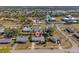 Real estate aerial view showcasing the neighborhood and property location within the community at 4362 Wesley Ln, North Port, FL 34287