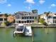 Beautiful house with a pool and boat dock at 6113 Pasadena Point Blvd, Gulfport, FL 33707