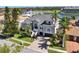 Beautifully landscaped home with a two-car garage and waterfront views at 6113 Pasadena Point Blvd, Gulfport, FL 33707