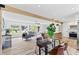 Bright and airy living space with modern furnishings, an open layout, and a kitchen island at 6531 2Nd N Ave, St Petersburg, FL 33710