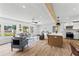 Inviting living space with a view to kitchen and dining area, complete with stylish décor at 6531 2Nd N Ave, St Petersburg, FL 33710