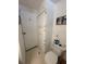 Bathroom featuring extra storage and an easy to maintain toilet and flooring at 665 54Th S St # 133, Gulfport, FL 33707