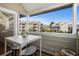 Balcony overlooking community's waterway at 6923 Stones Throw N Cir # 4205, St Petersburg, FL 33710