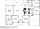 The detailed floor plan showing the layout of the home's rooms, including the kitchen, bedrooms, bathrooms and living spaces at 6968 De Brita Rd, North Port, FL 34291