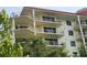 Close-up showcasing the building's balconies, emphasizing outdoor living and architectural details at 750 4Th S Ave # 603C, St Petersburg, FL 33701