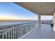 Wide balcony with clear ocean views, providing an ideal outdoor lounge area at 1180 Gulf Blvd # 1201, Clearwater, FL 33767