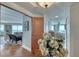 Inviting entryway flowing into the living area and bedroom, both with ocean views at 1180 Gulf Blvd # 1201, Clearwater, FL 33767