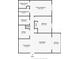 Detailed floor plan showcasing the layout of the home, including the primary bedroom, kitchen, and living areas at 1398 Shady Pine Way # H2, Tarpon Springs, FL 34688