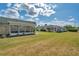 Exterior shot of a single-story home with a porch and a large lawn at 1801 Bedford Ter # 221, Sun City Center, FL 33573