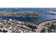 Beautiful aerial view of canal front homes with private docks and mature landscaping at 3503 Casablanca Ave, St Pete Beach, FL 33706