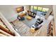 Comfortable living room with vaulted ceiling, large screen tv and plenty of seating at 6324 Brevada Ln, Apollo Beach, FL 33572