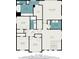 Upstairs floor plan showing 4 bedrooms, 2 baths, a loft, laundry, and a walk-in closet in the primary bedroom at 1439 Gopher Loop, Tarpon Springs, FL 34689