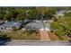 Aerial view of a single-story home, showcasing the property's layout and surrounding neighborhood at 2736 45Th N Way, St Petersburg, FL 33713