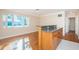 Bright living room with hardwood floors, a breakfast bar and views of the neighborhood at 2736 45Th N Way, St Petersburg, FL 33713
