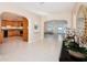 Open-concept living space features a kitchen and views into the living and dining spaces at 2736 45Th N Way, St Petersburg, FL 33713