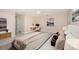 Spacious main bedroom features a ceiling fan, large windows and neutral wall color at 2736 45Th N Way, St Petersburg, FL 33713