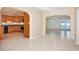 Open-concept layout with a seamless transition from the kitchen to the bright living area at 2736 45Th N Way, St Petersburg, FL 33713