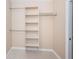 Walk-in closet with shelves and rods offers ample storage at 2736 45Th N Way, St Petersburg, FL 33713
