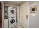 Convenient laundry area with stacked washer/dryer at 2934 Lichen Ln # D, Clearwater, FL 33760