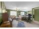 Inviting living room featuring carpet, natural light and ceiling fan at 5820 N Church Ave # 148, Tampa, FL 33614