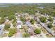 Aerial view of neighborhood with the home's location highlighted near Sawgrass Lake Park at 6684 26Th N St, St Petersburg, FL 33702